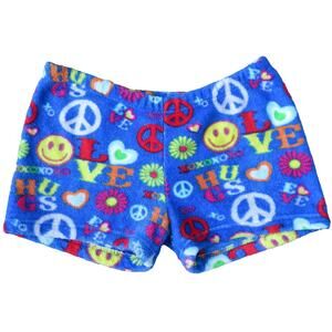 Heartbreaker Lounge Shorts Pull On Comfy Fleece Pajamas, Cozycore Blue M (8-10)